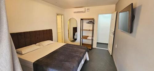 Postel nebo postele na pokoji v ubytování Alva