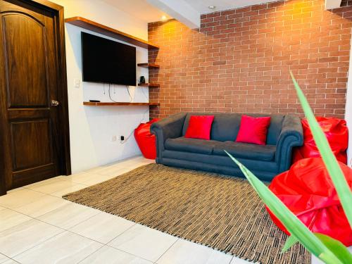 Μια τηλεόραση ή/και κέντρο ψυχαγωγίας στο Casa Quetzal Xela