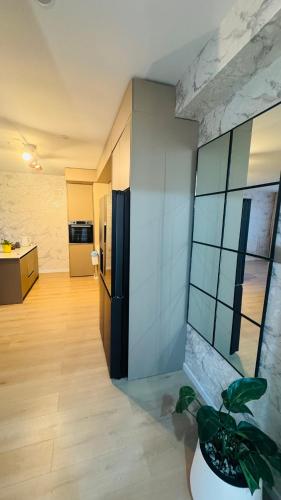 Kuchyň nebo kuchyňský kout v ubytování Guest Appartment