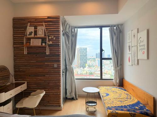 Postel nebo postele na pokoji v ubytování Citizen apartment - rivergate