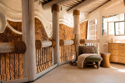 Ένα ή περισσότερα κρεβάτια σε δωμάτιο στο The Santa Barbara Whale House