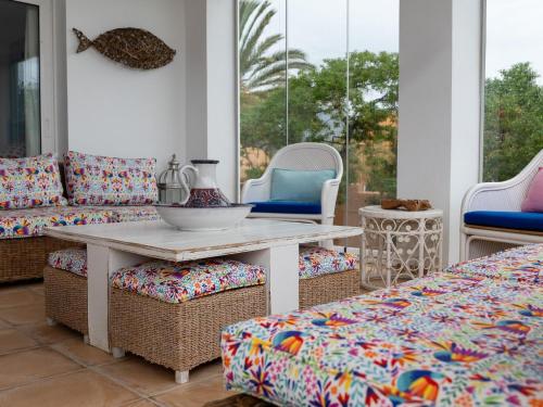 Posezení v ubytování Vacation villa with sea views in Mojácar