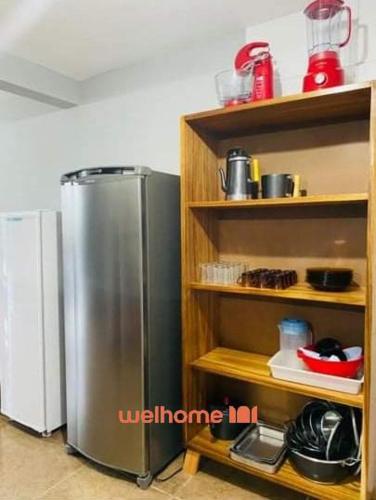 Kuchyň nebo kuchyňský kout v ubytování Casa em Pontal do Parana a 300m da Praia