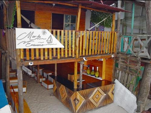 Balcon ou terrasse dans l'établissement Eco hotel Mar De Ensueño