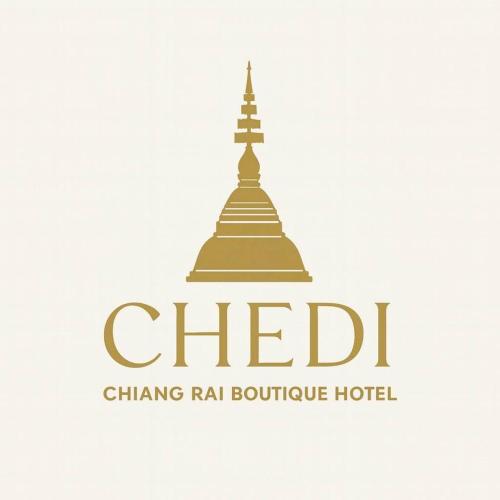 a logo for a chied chipping rail boutique hotel at Chedi Chiangrai Boutique Hotel in Chiang Rai