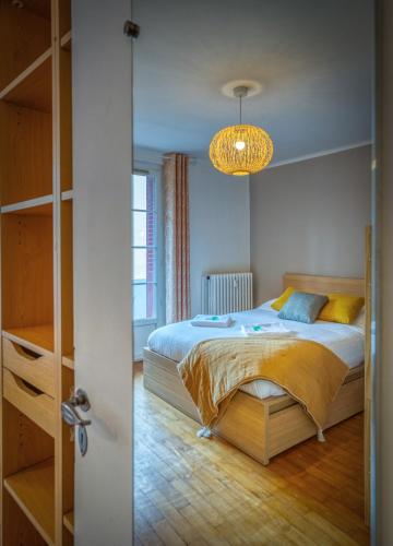 Appart 3 chambres 8 places et garage