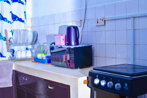 Nhà bếp/bếp nhỏ tại Eldo oasis