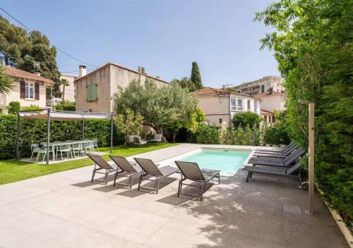 Villa Rosoliel - 250 m2 avec piscine, sauna et terrasse panoramique - Centre ville à 10 minutes à pieds