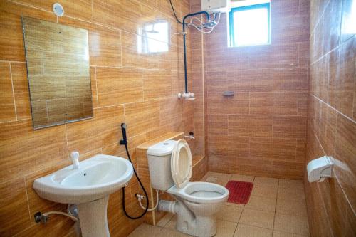 Koupelna v ubytování Sukoon Nyali Suites