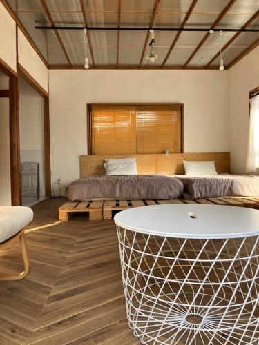 お宿イヌとネコとにあるシーティングエリア