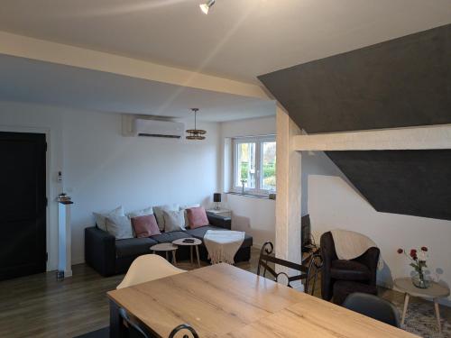 Χώρος καθιστικού στο Au jardin des pies