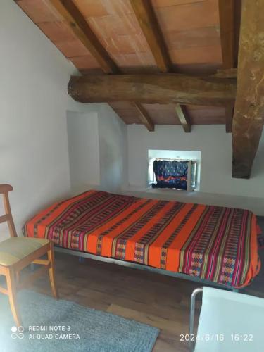 Ένα ή περισσότερα κρεβάτια σε δωμάτιο στο Camera Singola In Antico Casale