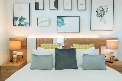 En eller flere senge i et værelse på Silver Tower 9A