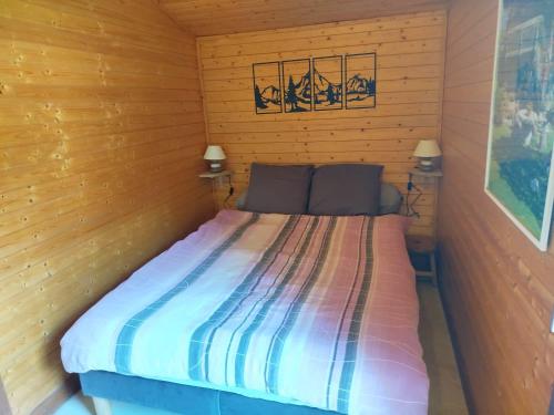 Postel nebo postele na pokoji v ubytování Demichalet