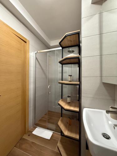 Koupelna v ubytování Privatni Apartman A31 Vučko Aparthotel