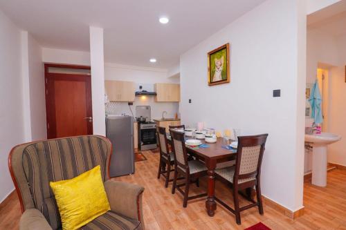 Kuchyň nebo kuchyňský kout v ubytování Kiambu Zone Heights