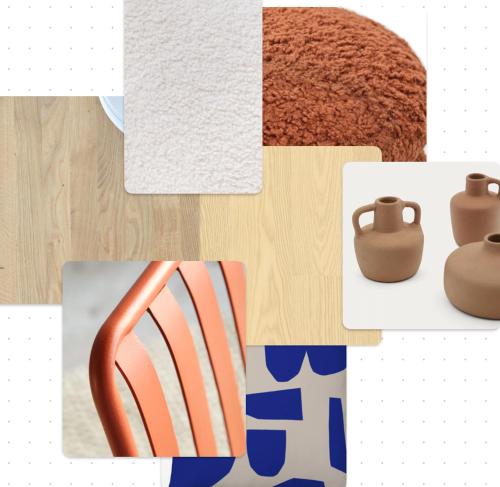 a collage of photos of different types of wood at Mitteraubach in Jandelsbrunn