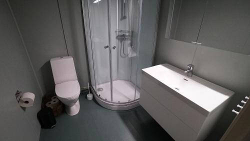 Koupelna v ubytování Fisherman's cabin, Lofoten - 30 Dykkerbua