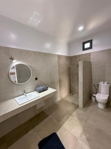 Koupelna v ubytování Villa Bibish