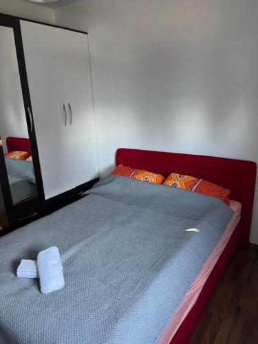 Postel nebo postele na pokoji v ubytování Apartman Vlašić Hary