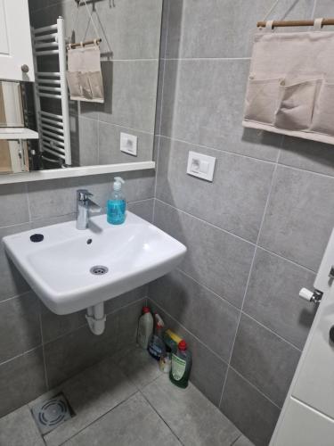 Koupelna v ubytování Silver city studio