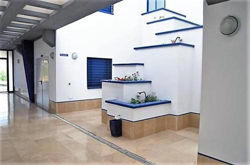 Ο χώρος του λόμπι ή της ρεσεψιόν στο The Beach Penthouse