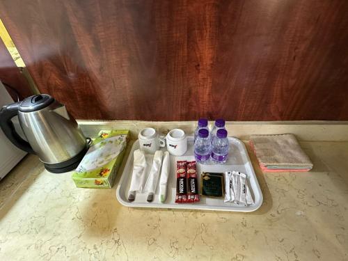 Kuchyň nebo kuchyňský kout v ubytování تاج 2