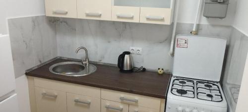 Η κουζίνα ή μικρή κουζίνα στο Bender Kosmonavtov 35