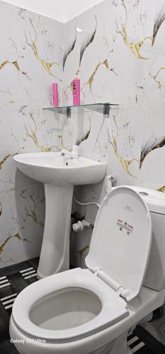 Koupelna v ubytování Villa white pepper bibile