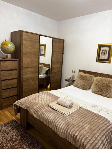 Ένα ή περισσότερα κρεβάτια σε δωμάτιο στο Urban Suite BL Apartment