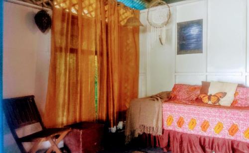 Ένα ή περισσότερα κρεβάτια σε δωμάτιο στο SeaSide B&B