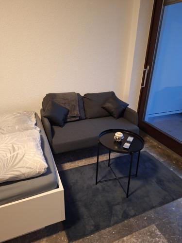 Istumisnurk majutusasutuses Arpartment Deluxe mit Balkon Eifel Prüm