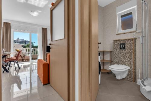 Kopalnica v nastanitvi Apartmani Podest II