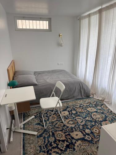 Χώρος καθιστικού στο Chez Olivia