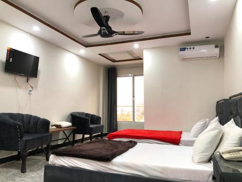 Μια τηλεόραση ή/και κέντρο ψυχαγωγίας στο Hotel Royal Inn