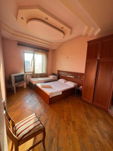 Ένα ή περισσότερα κρεβάτια σε δωμάτιο στο Allegro hotel-hostel