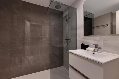 Koupelna v ubytování Coral Posidonia