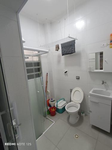 Vannituba majutusasutuses Aconchego do mar - Canto do Forte - Praia Grande