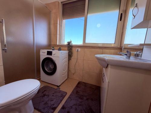 Et badeværelse på shkodra city view apartment