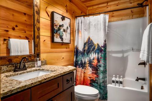 Koupelna v ubytování Sleepy Hollow