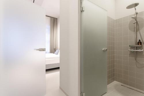 Phòng tắm tại The Old Shops - Boutique Design Studios near Karlsplatz