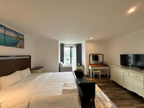 Μια τηλεόραση ή/και κέντρο ψυχαγωγίας στο Camly Chic Villa