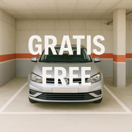 Apto 2 habitaciones, garaje gratis