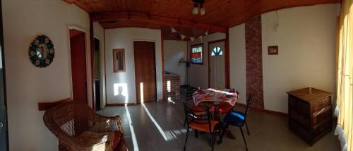 Posezení v ubytování Cabañas Tía Moca