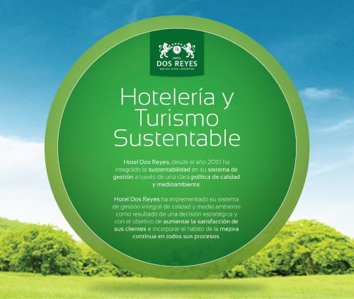 a flyer for the horticulture tusko suillus sustainable at Hotel Dos Reyes in Mar del Plata