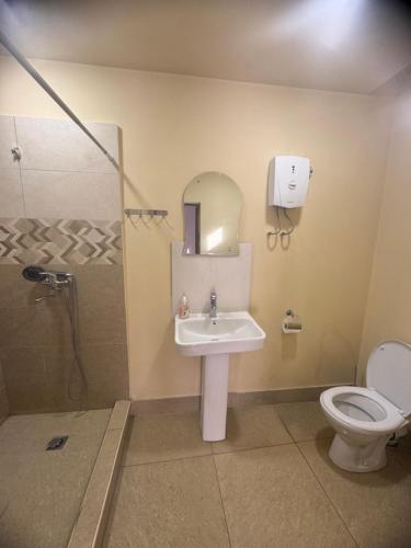 Ένα μπάνιο στο Allegro hotel-hostel