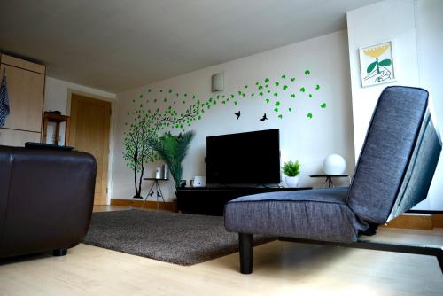 TV a/nebo společenská místnost v ubytování The Comfort Hub