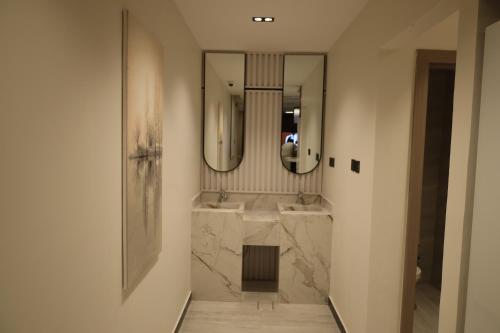 Koupelna v ubytování شقق امار للشقق المخدومة حي الازدهار