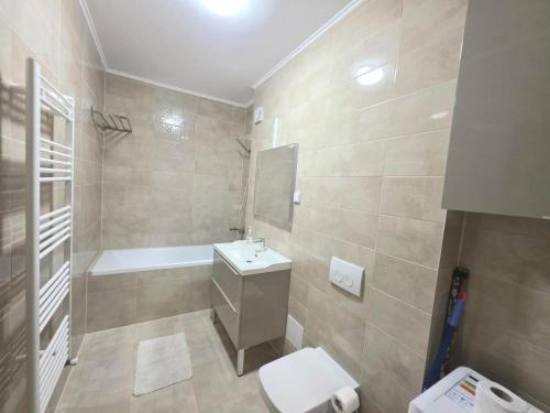 Koupelna v ubytování Luxury Apartaments in Maurer Residence by Milan-Târgu Mureș