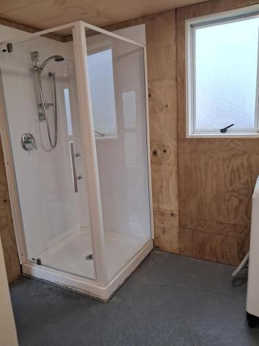 Koupelna v ubytování The Big Chook Accommodation